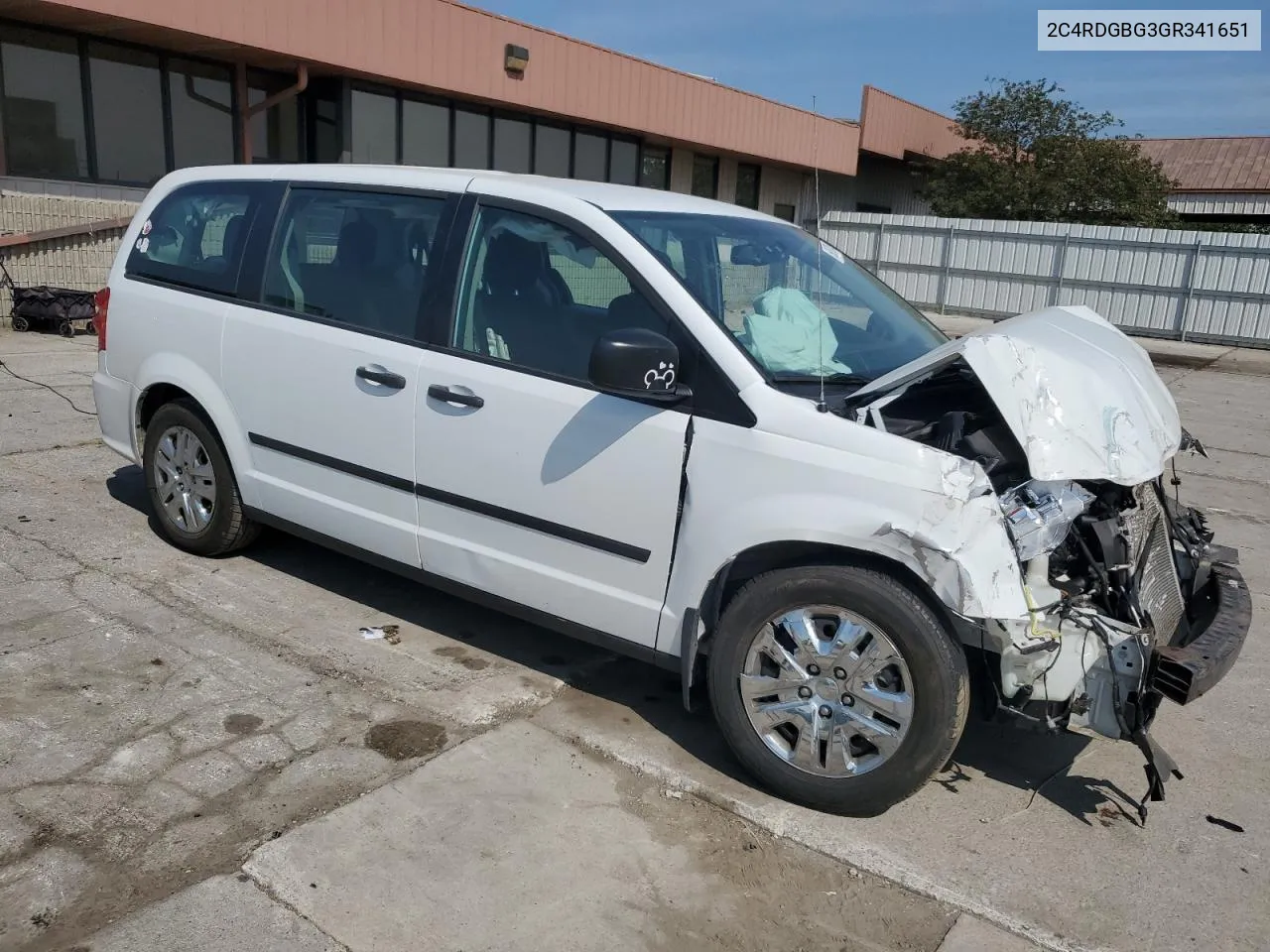 2C4RDGBG3GR341651 2016 Dodge Grand Caravan Se