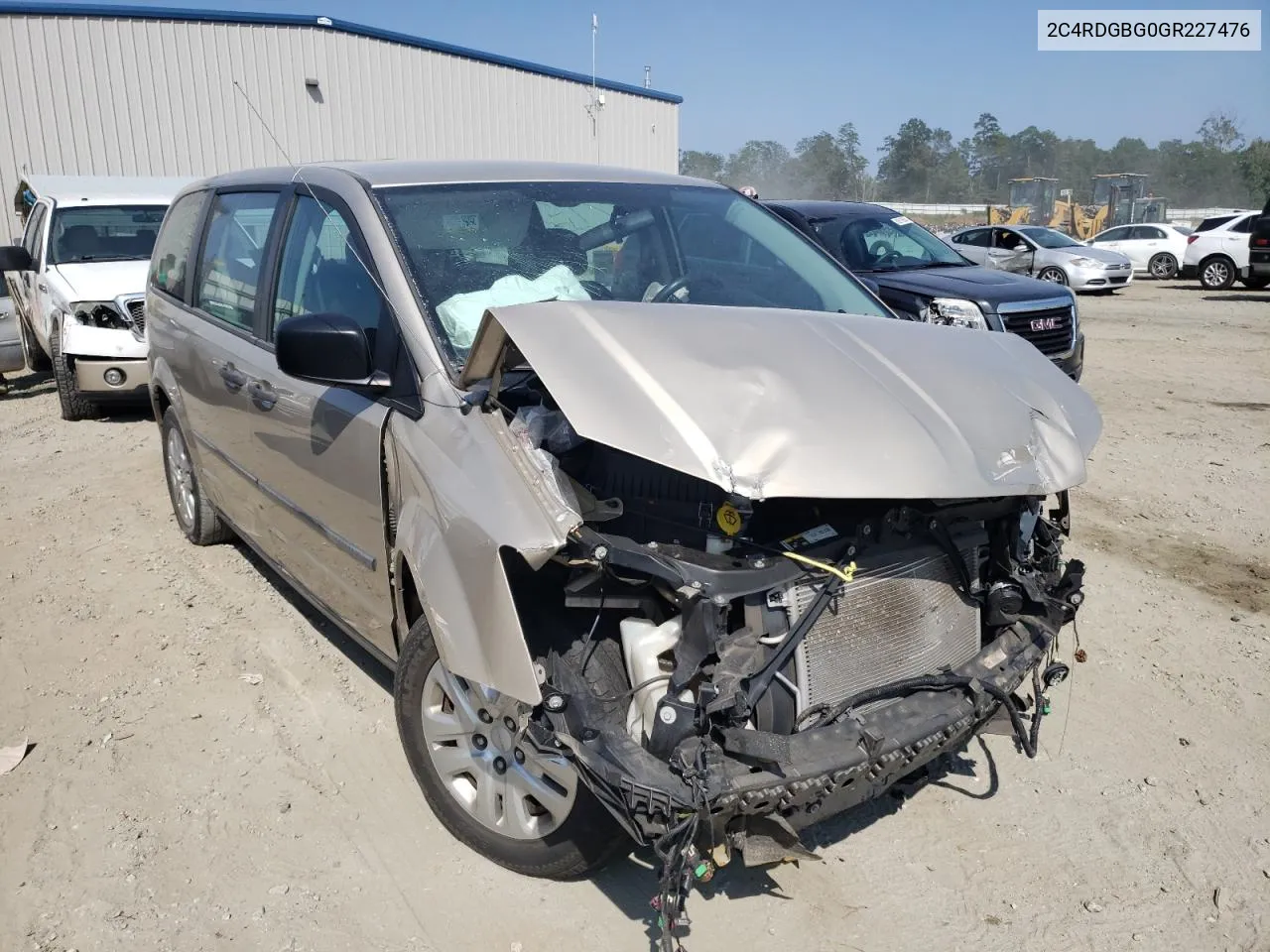 2C4RDGBG0GR227476 2016 Dodge Grand Caravan Se