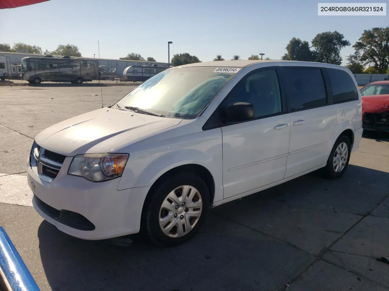 2C4RDGBG6GR321524 2016 Dodge Grand Caravan Se