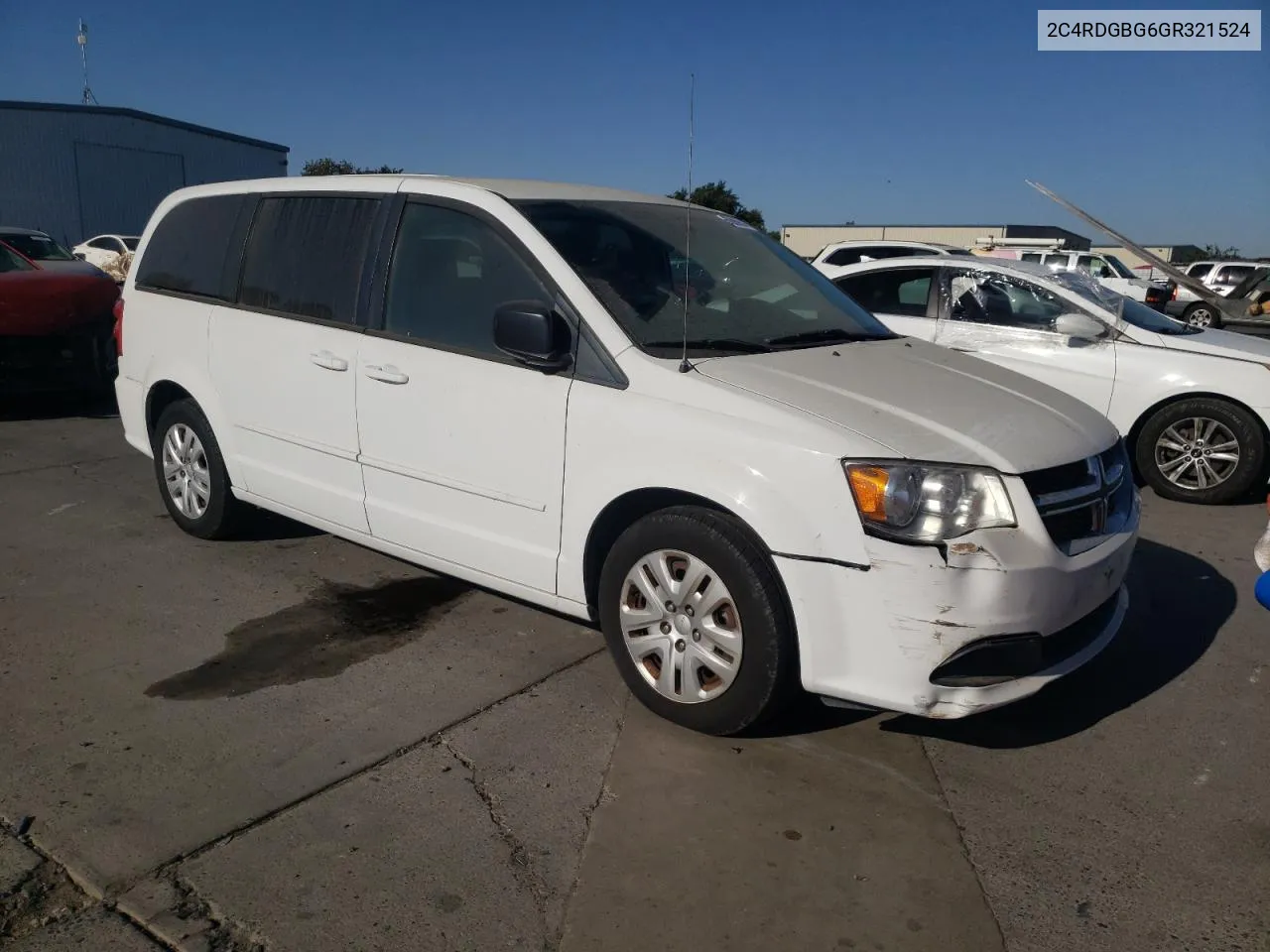 2C4RDGBG6GR321524 2016 Dodge Grand Caravan Se