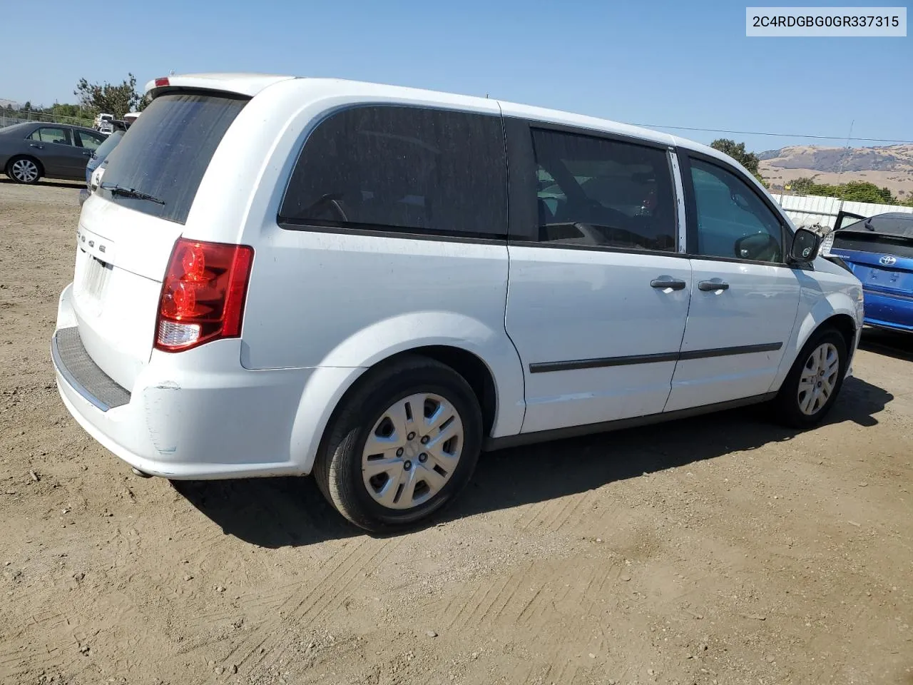 2C4RDGBG0GR337315 2016 Dodge Grand Caravan Se