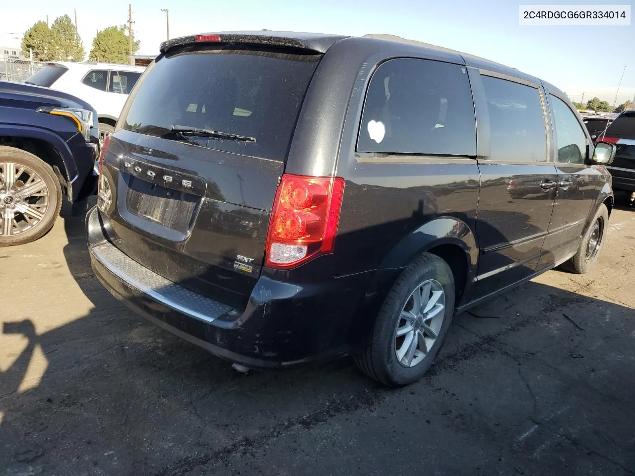 2C4RDGCG6GR334014 2016 Dodge Grand Caravan Sxt