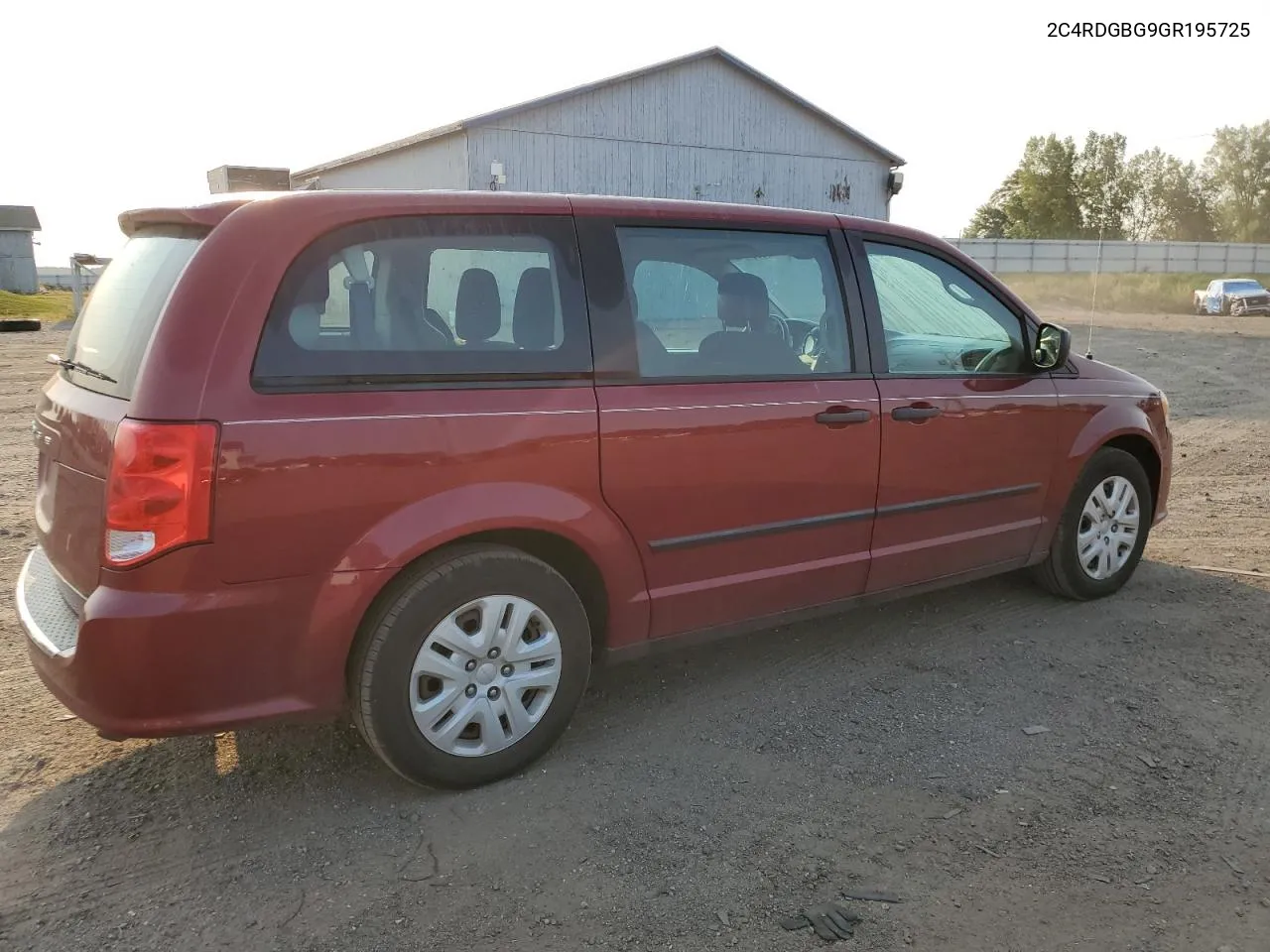 2C4RDGBG9GR195725 2016 Dodge Grand Caravan Se