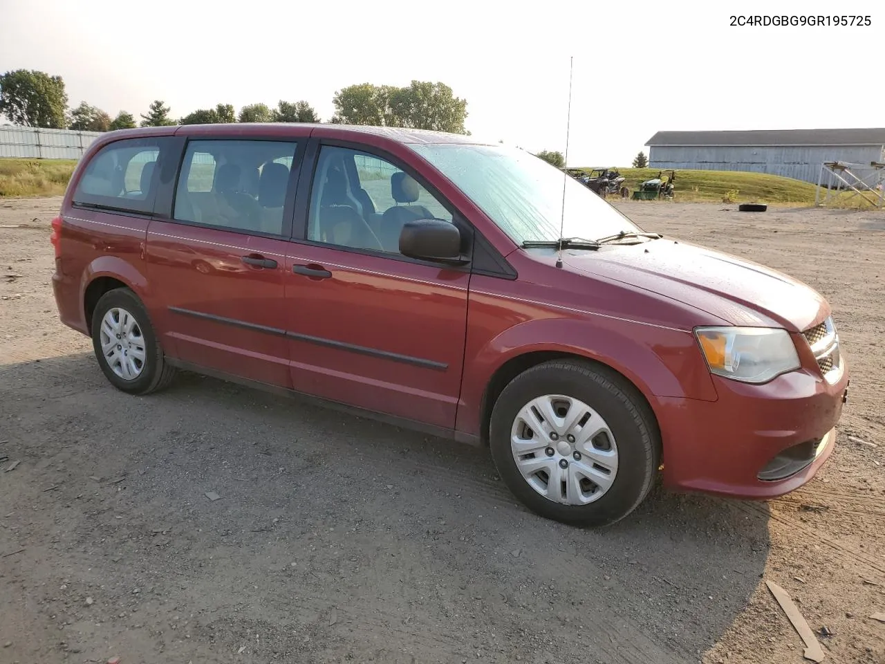 2C4RDGBG9GR195725 2016 Dodge Grand Caravan Se