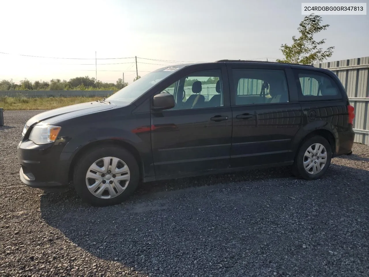 2C4RDGBG0GR347813 2016 Dodge Grand Caravan Se