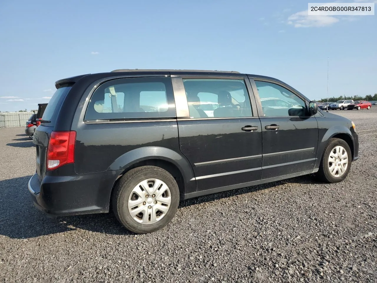 2016 Dodge Grand Caravan Se VIN: 2C4RDGBG0GR347813 Lot: 70014634