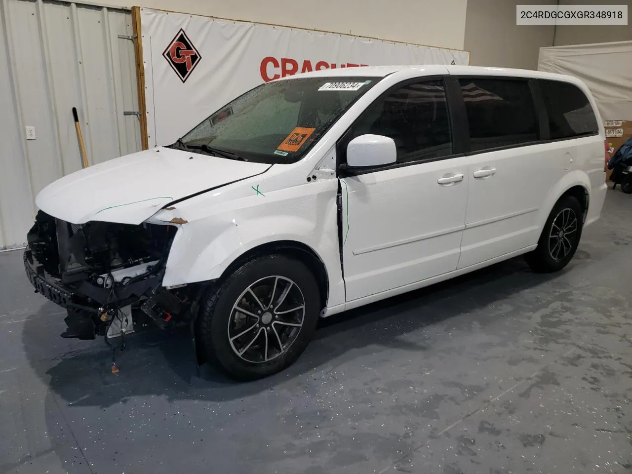 2016 Dodge Grand Caravan Sxt VIN: 2C4RDGCGXGR348918 Lot: 70906234