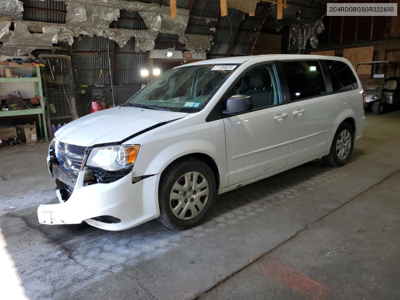 2C4RDGBG5GR322650 2016 Dodge Grand Caravan Se