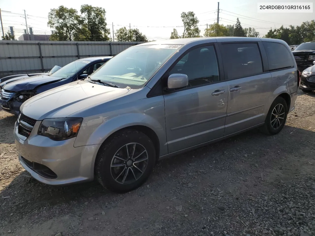 2C4RDGBG1GR316165 2016 Dodge Grand Caravan Se