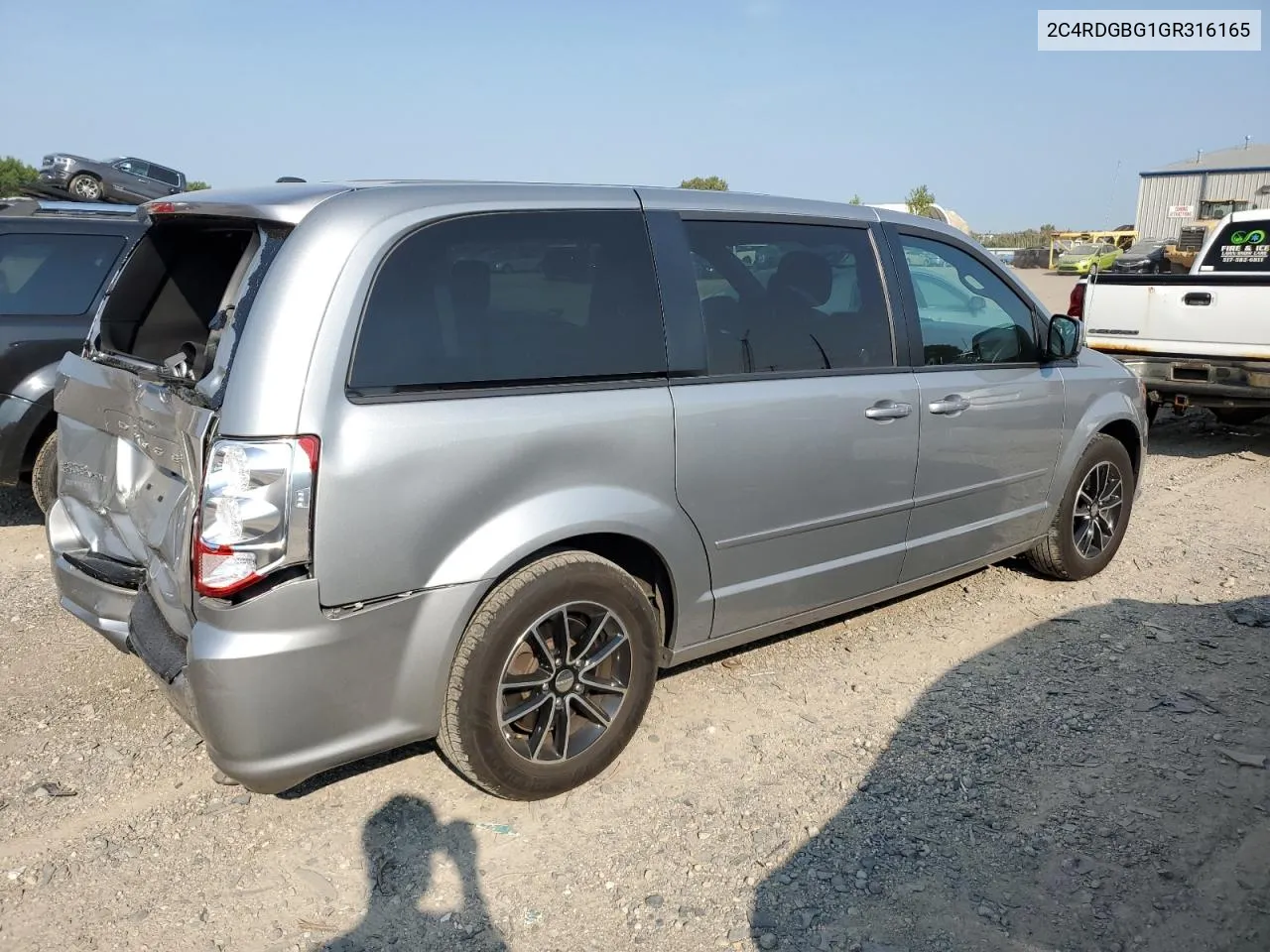 2C4RDGBG1GR316165 2016 Dodge Grand Caravan Se