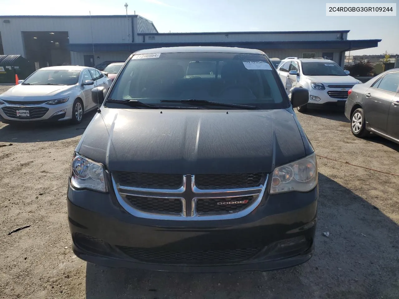 2016 Dodge Grand Caravan Se VIN: 2C4RDGBG3GR109244 Lot: 71240964