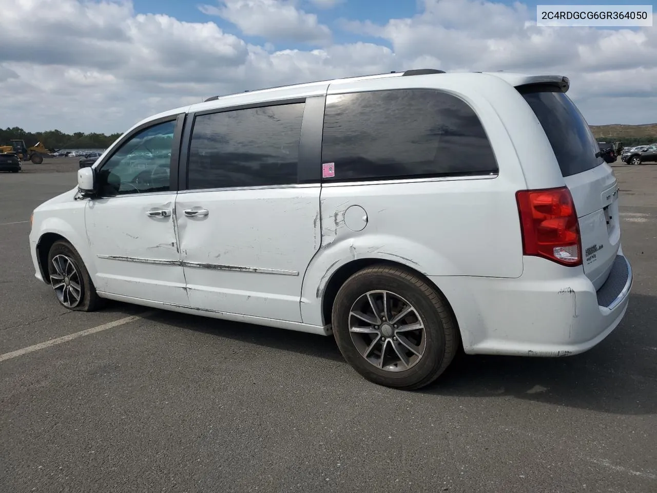 2016 Dodge Grand Caravan Sxt VIN: 2C4RDGCG6GR364050 Lot: 71459444