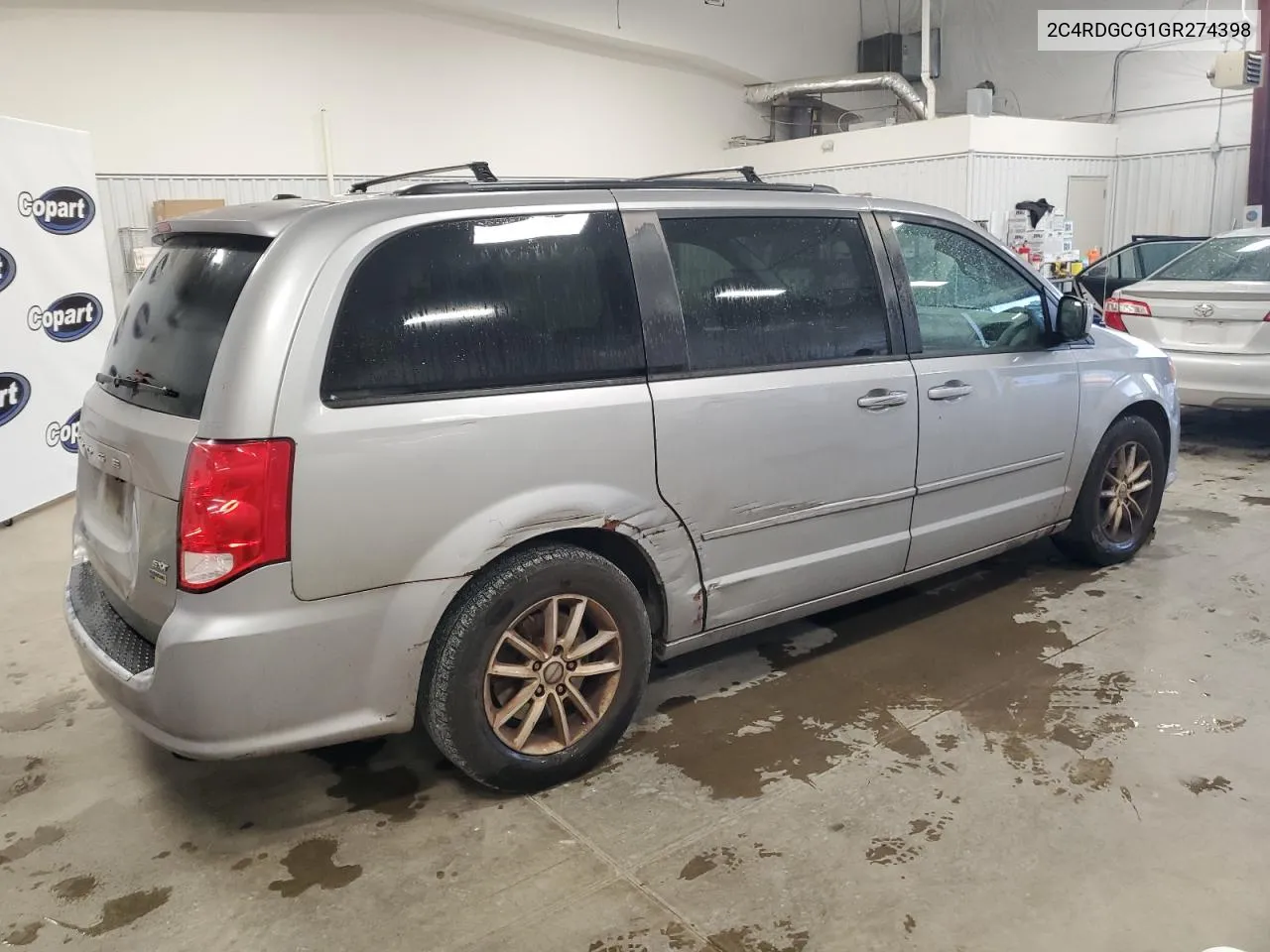 2016 Dodge Grand Caravan Sxt VIN: 2C4RDGCG1GR274398 Lot: 71604054