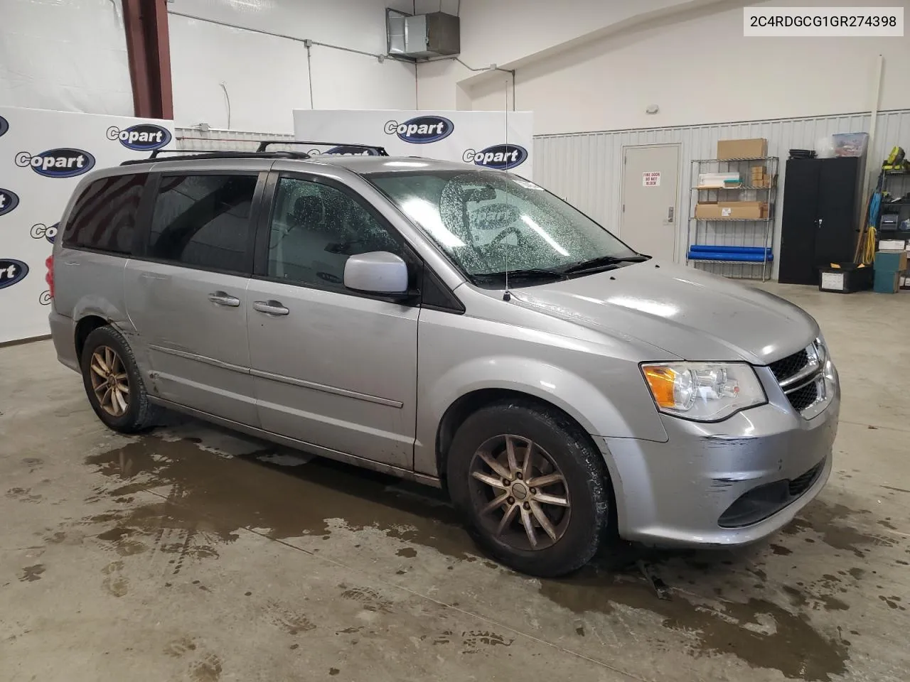 2C4RDGCG1GR274398 2016 Dodge Grand Caravan Sxt