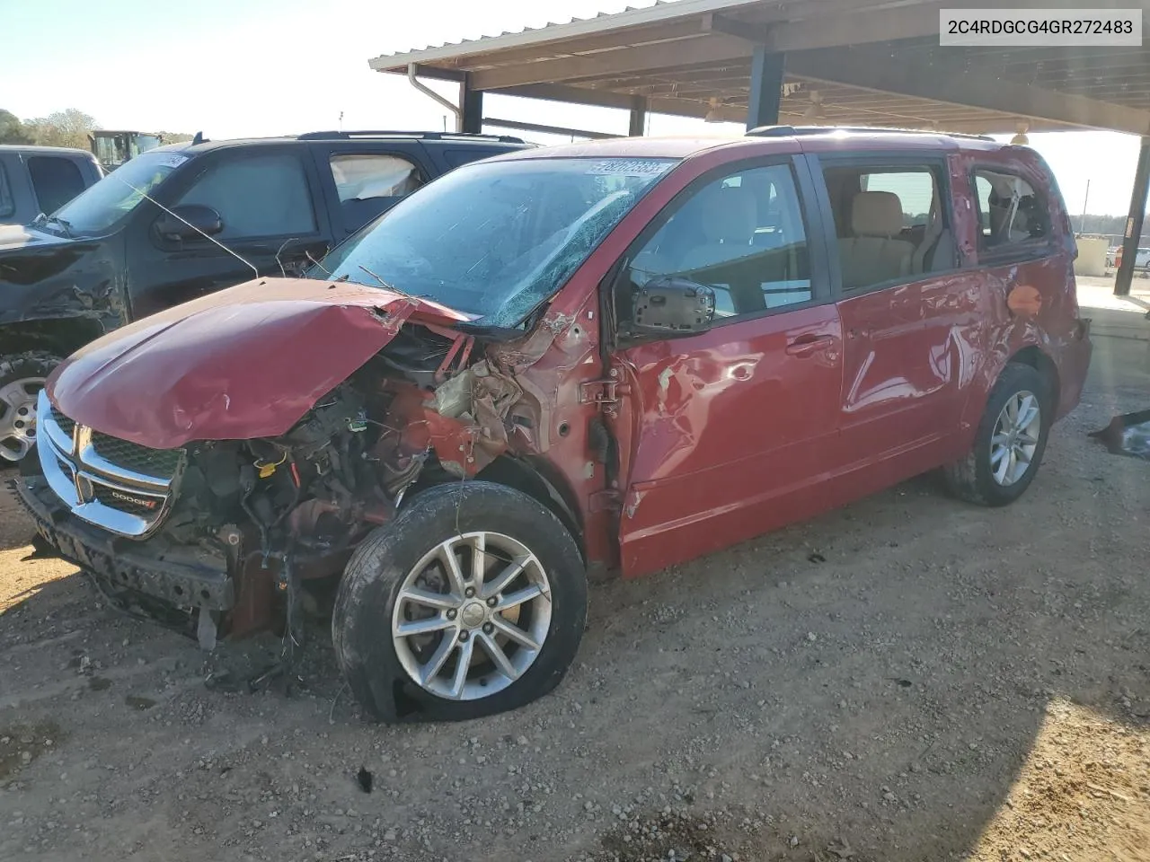 2C4RDGCG4GR272483 2016 Dodge Grand Caravan Sxt