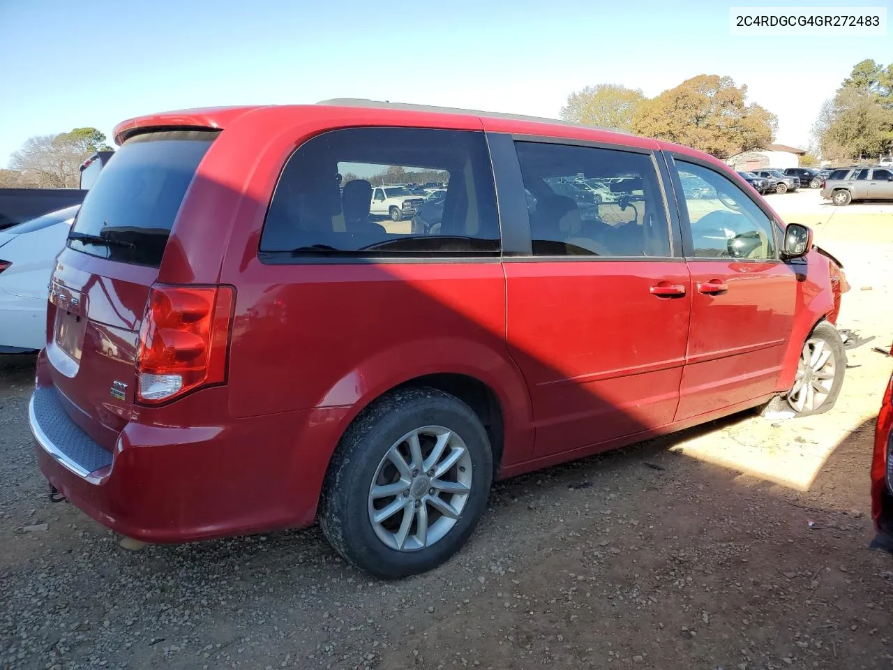 2016 Dodge Grand Caravan Sxt VIN: 2C4RDGCG4GR272483 Lot: 78262383