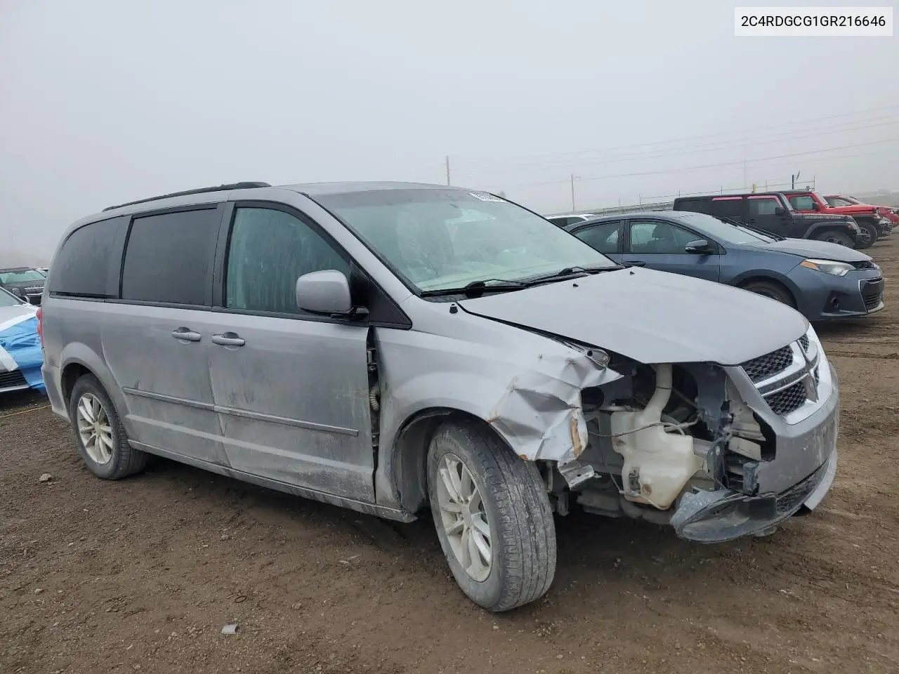2C4RDGCG1GR216646 2016 Dodge Grand Caravan Sxt