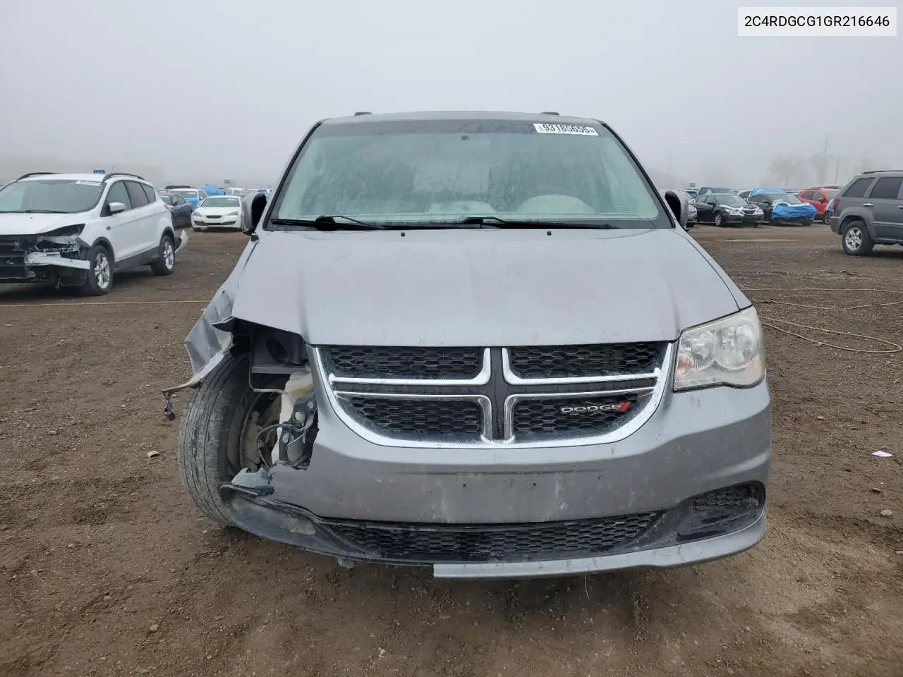2C4RDGCG1GR216646 2016 Dodge Grand Caravan Sxt