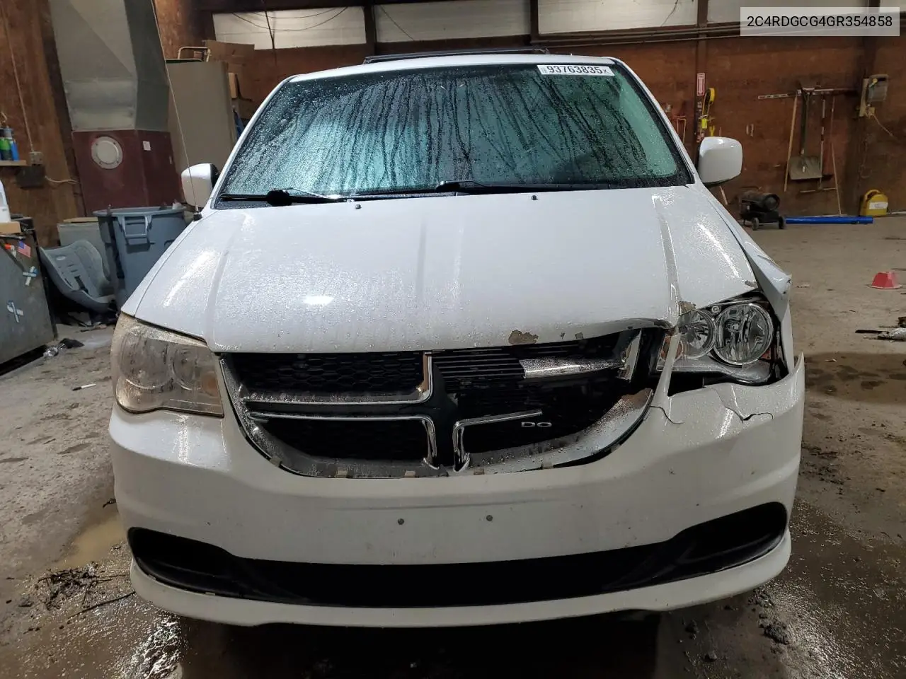 2C4RDGCG4GR354858 2016 Dodge Grand Caravan Sxt