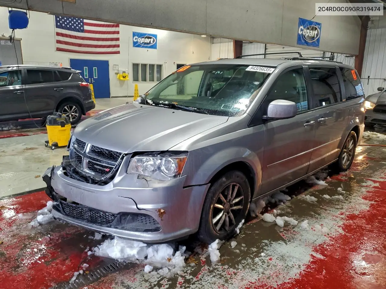 2C4RDGCG9GR319474 2016 Dodge Grand Caravan Sxt