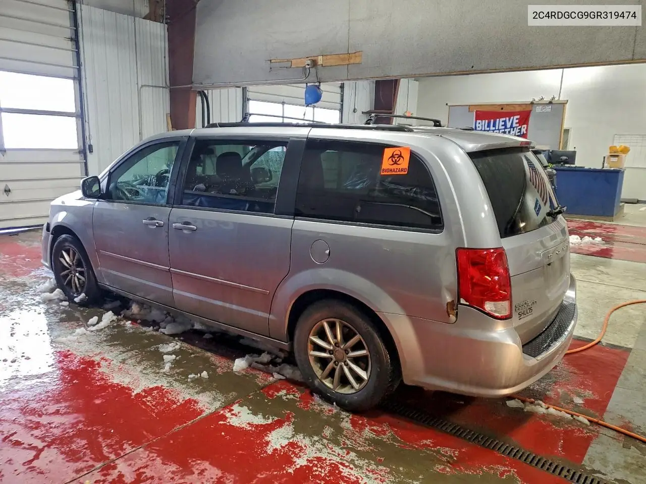 2C4RDGCG9GR319474 2016 Dodge Grand Caravan Sxt