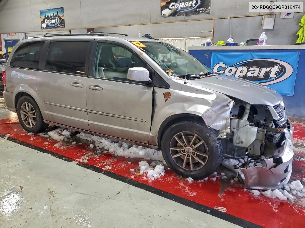 2C4RDGCG9GR319474 2016 Dodge Grand Caravan Sxt