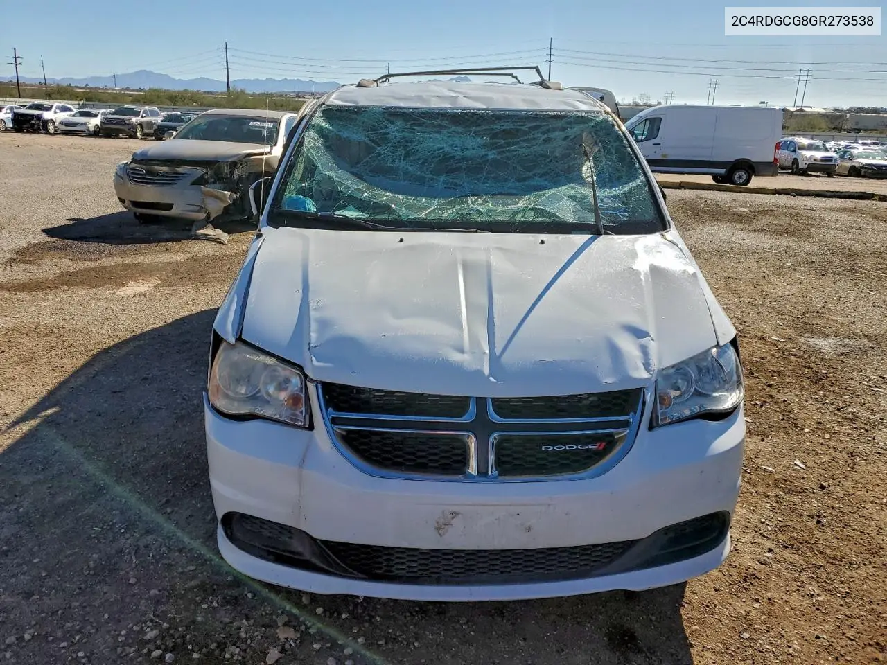 2C4RDGCG8GR273538 2016 Dodge Grand Caravan Sxt