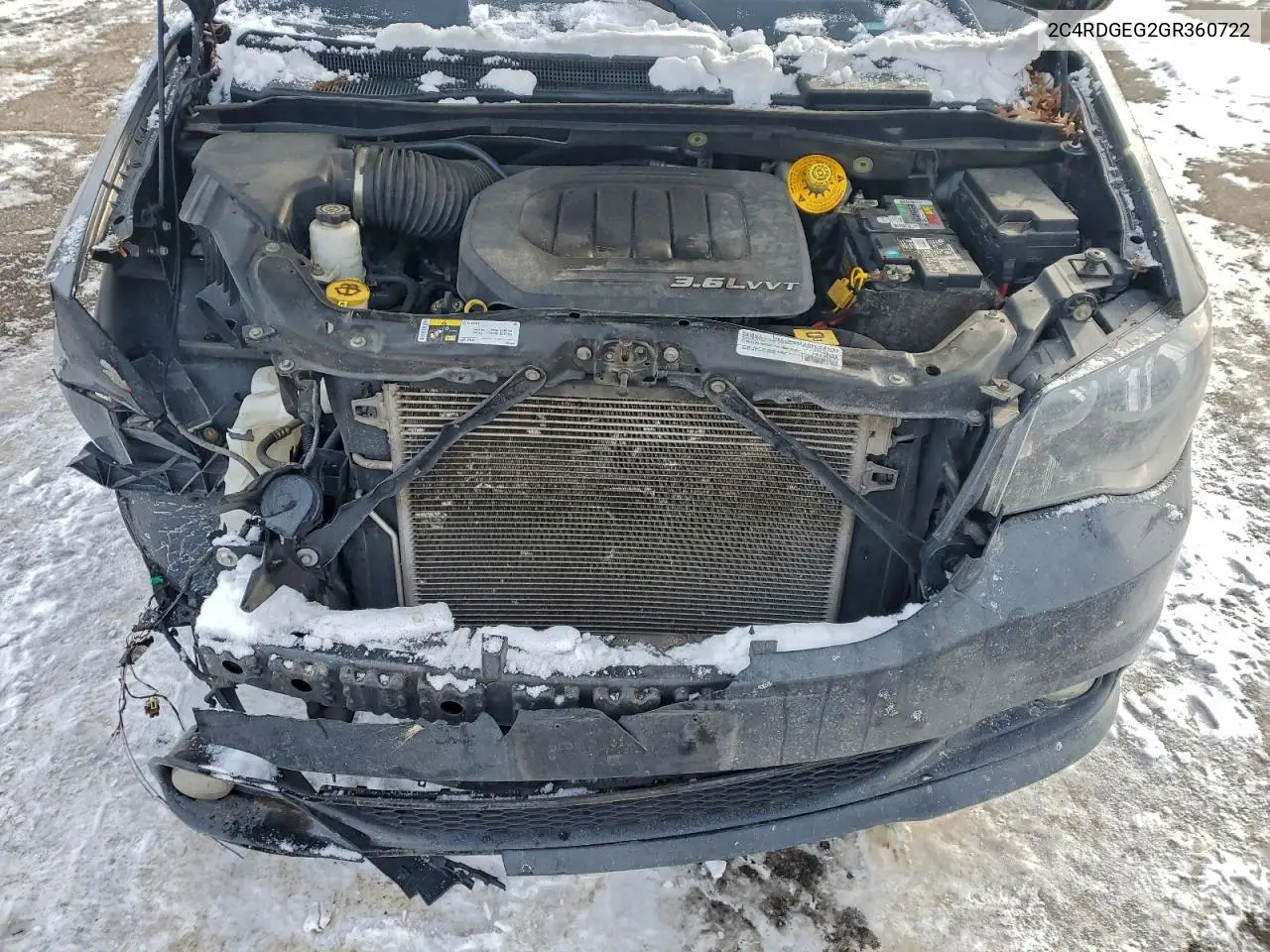 2C4RDGEG2GR360722 2016 Dodge Grand Caravan R/T
