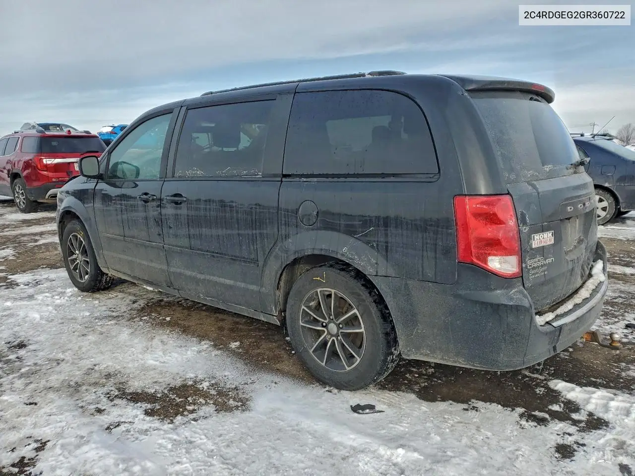 2C4RDGEG2GR360722 2016 Dodge Grand Caravan R/T