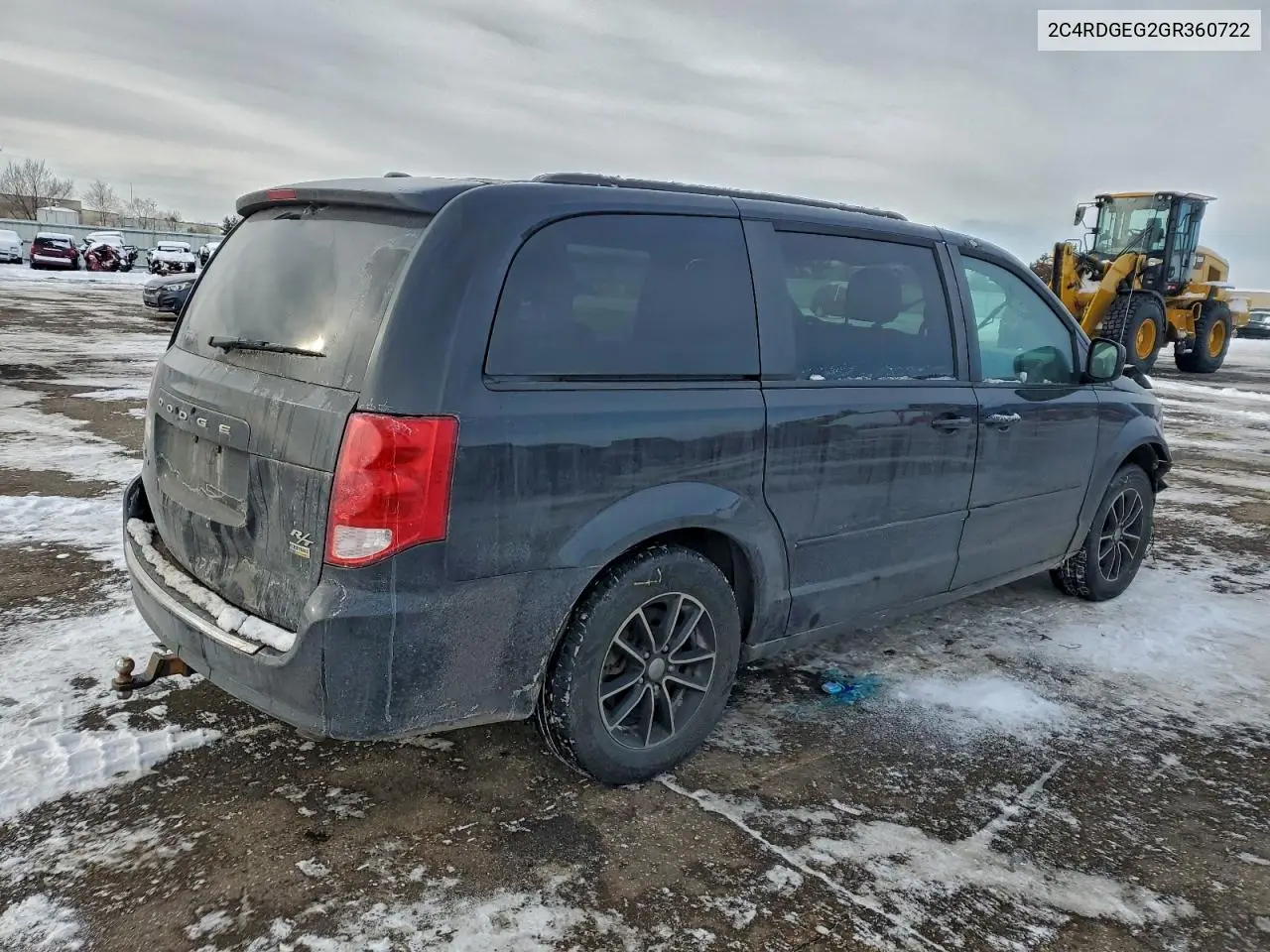 2C4RDGEG2GR360722 2016 Dodge Grand Caravan R/T