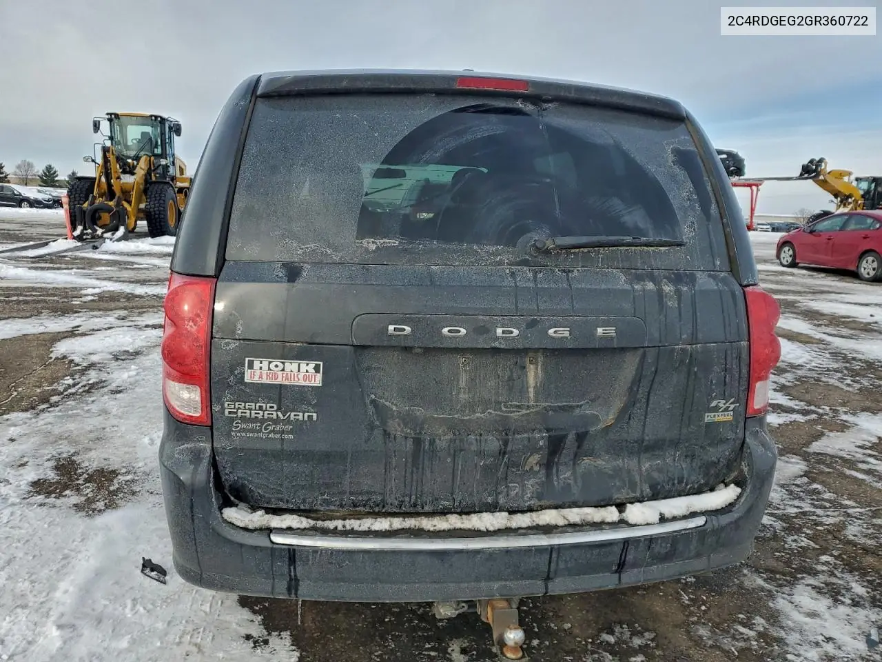 2C4RDGEG2GR360722 2016 Dodge Grand Caravan R/T
