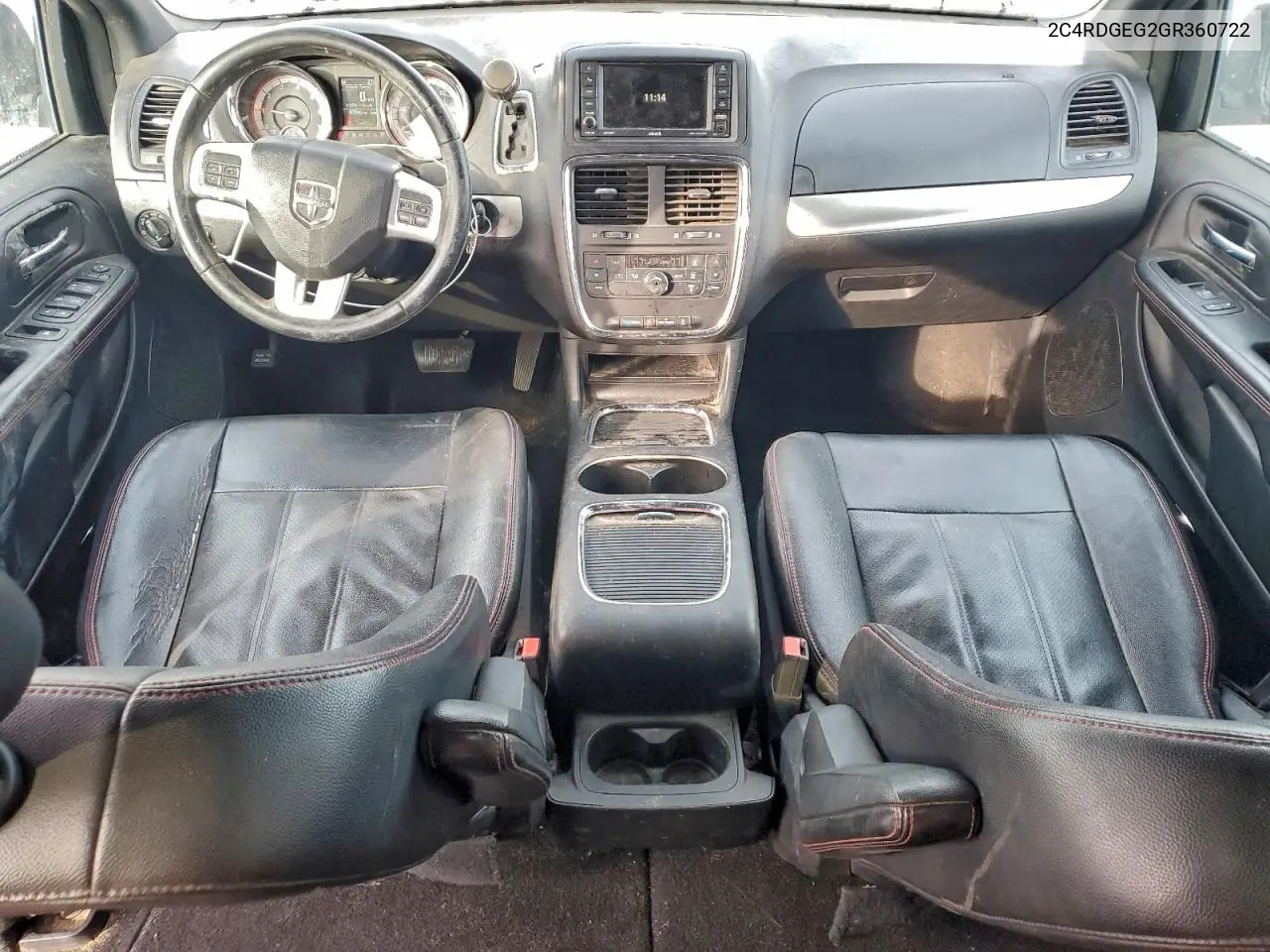 2C4RDGEG2GR360722 2016 Dodge Grand Caravan R/T