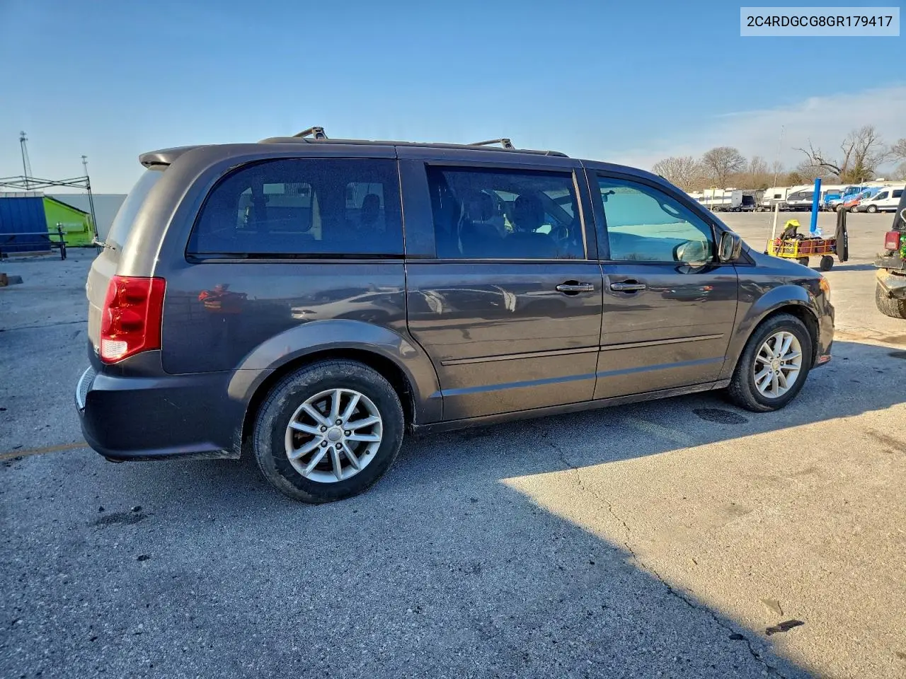 2C4RDGCG8GR179417 2016 Dodge Grand Caravan Sxt