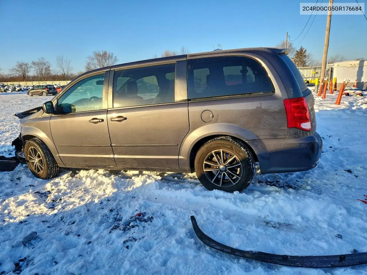 2C4RDGCG5GR176684 2016 Dodge Grand Caravan Sxt