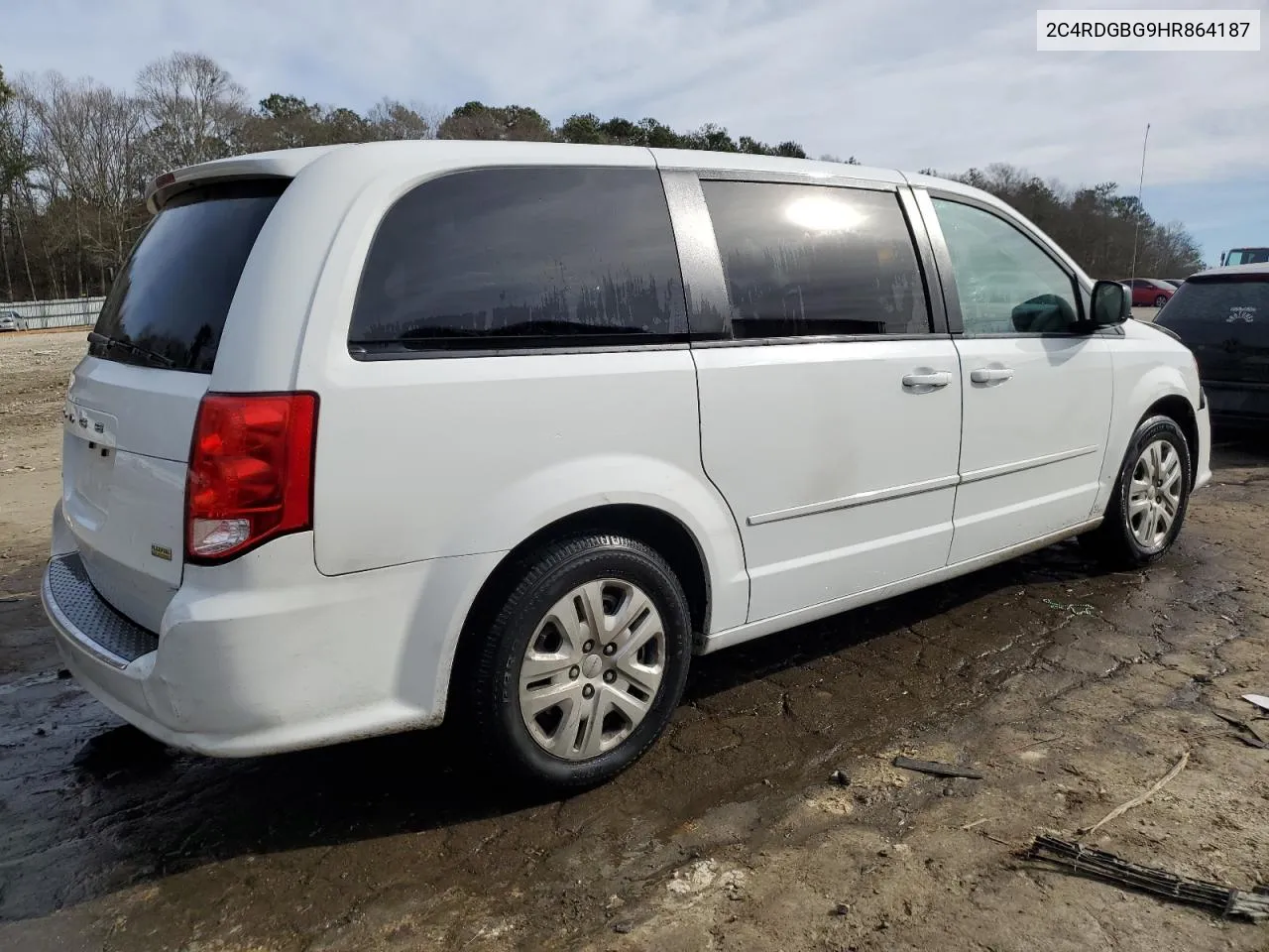 2017 Dodge Grand Caravan Se VIN: 2C4RDGBG9HR864187 Lot: 37961544