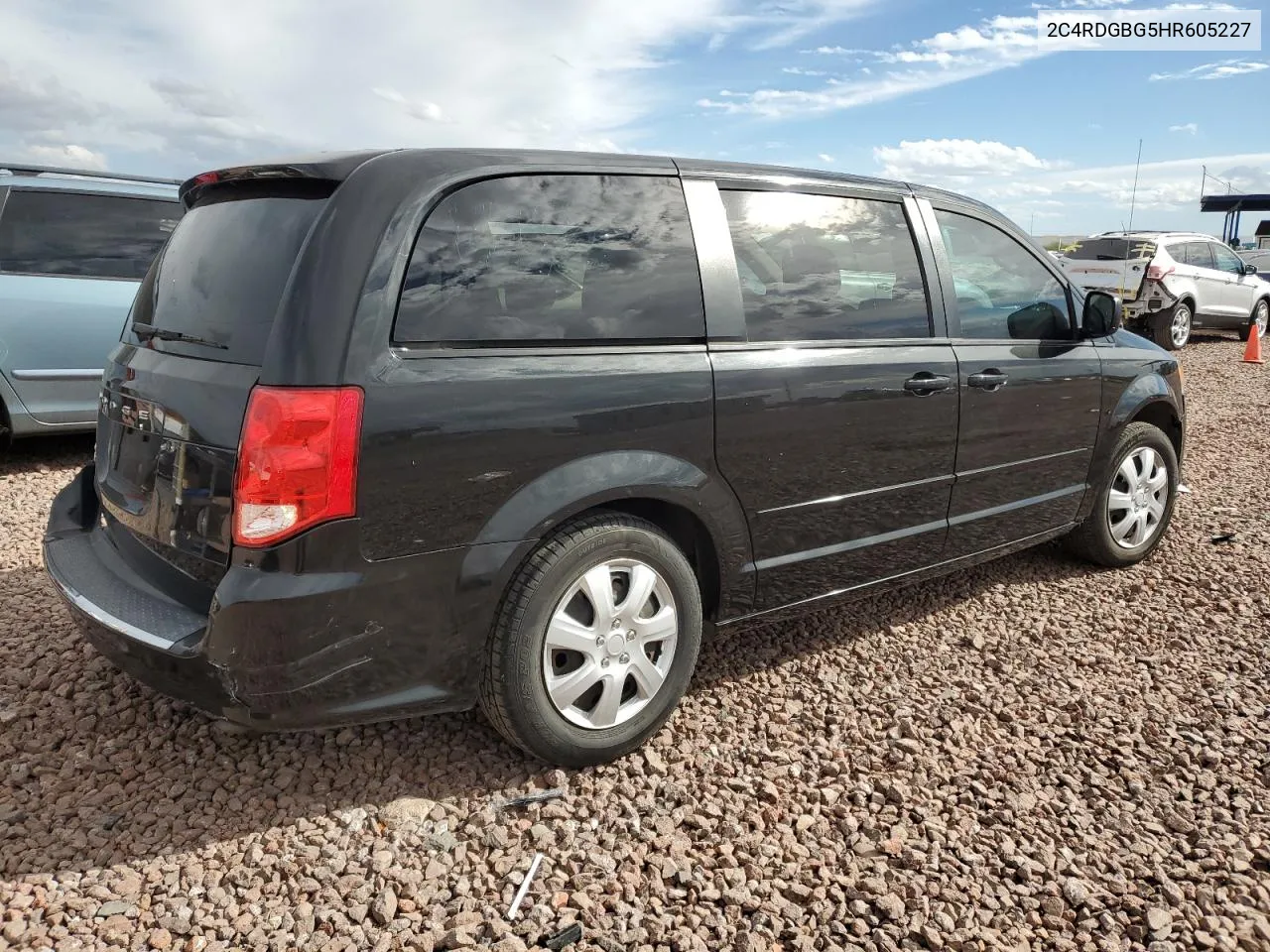 2017 Dodge Grand Caravan Se VIN: 2C4RDGBG5HR605227 Lot: 41045844