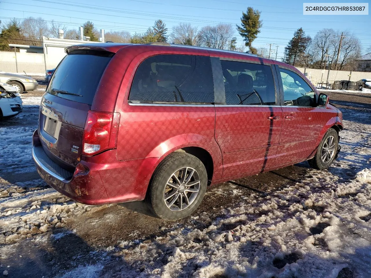 2C4RDGCG7HR853087 2017 Dodge Grand Caravan Sxt