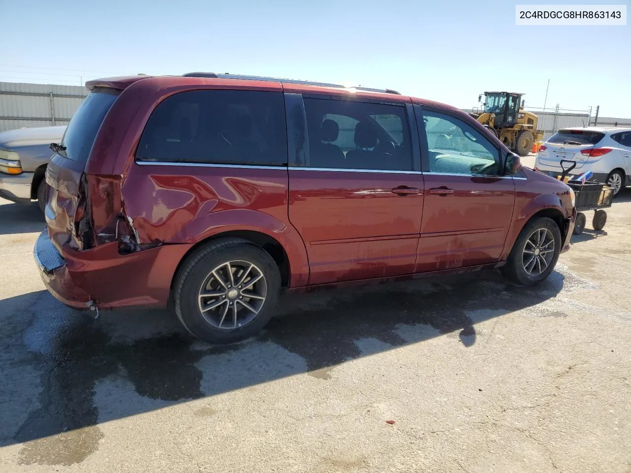 2C4RDGCG8HR863143 2017 Dodge Grand Caravan Sxt