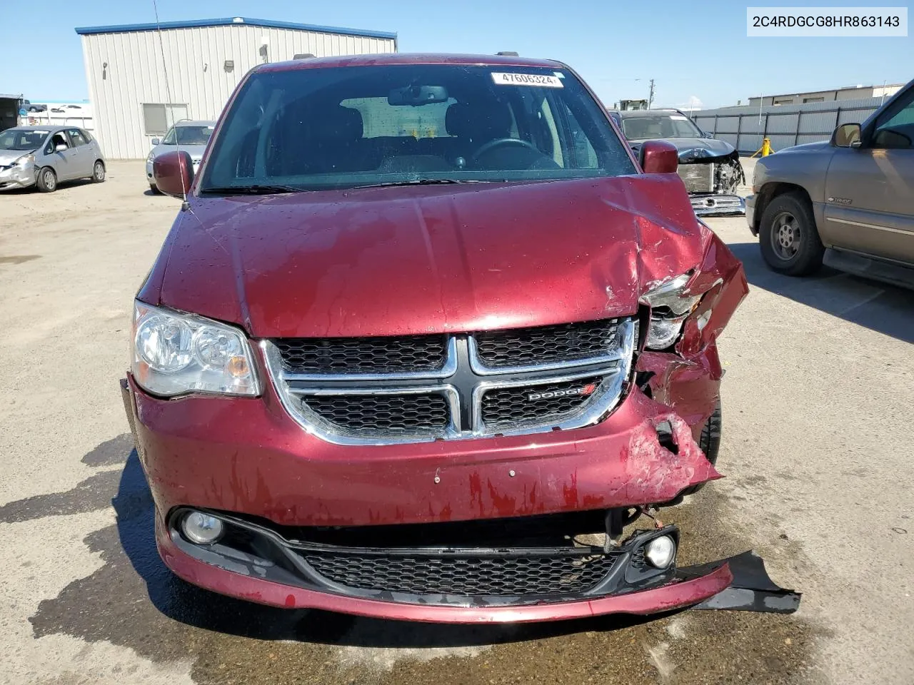 2C4RDGCG8HR863143 2017 Dodge Grand Caravan Sxt