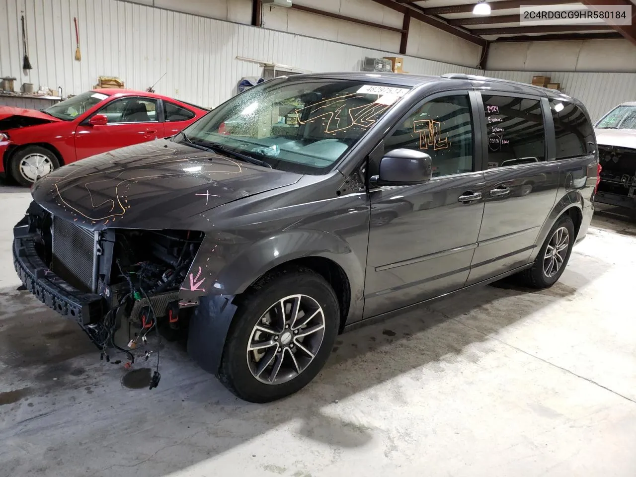 2C4RDGCG9HR580184 2017 Dodge Grand Caravan Sxt