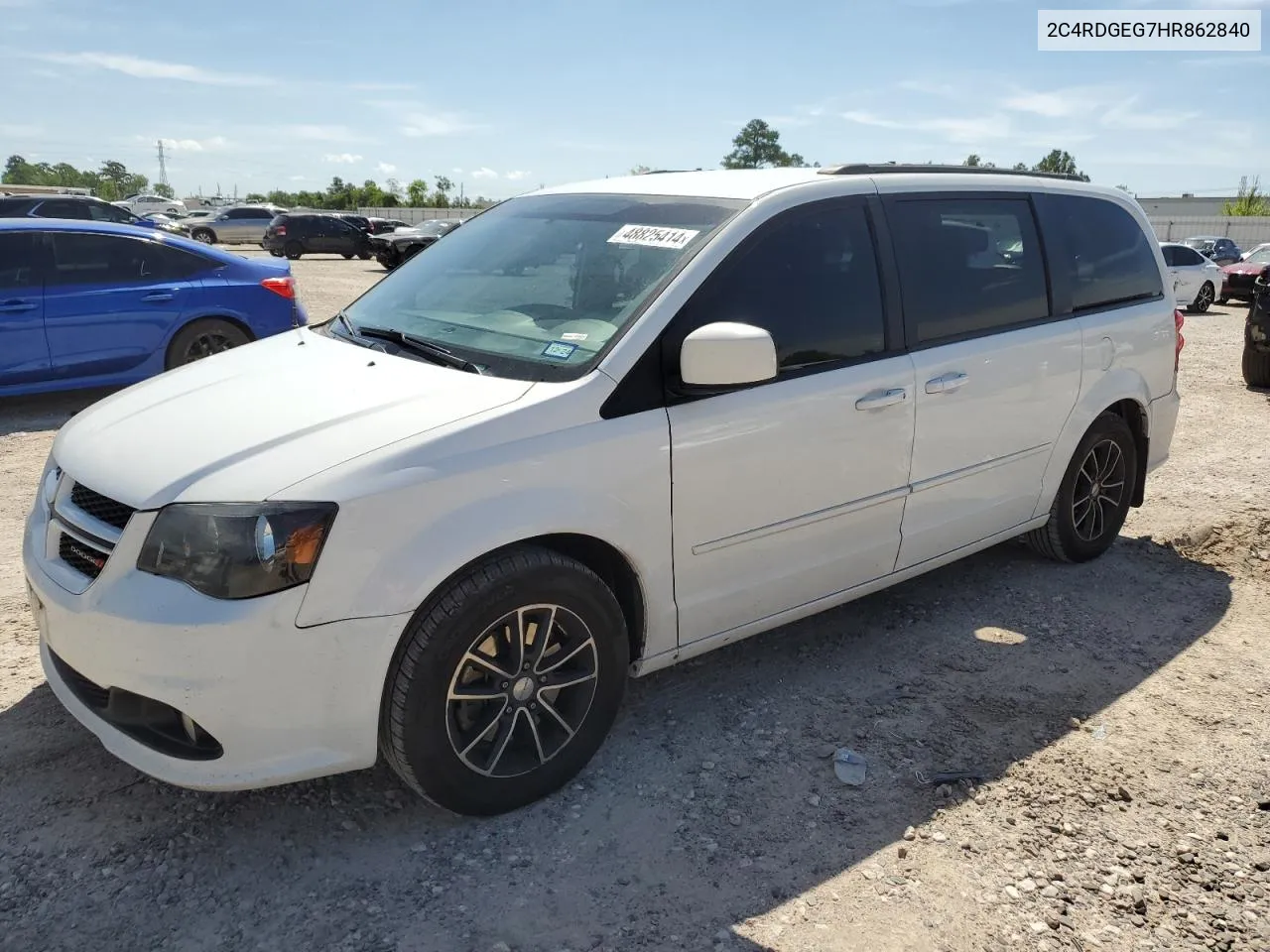 2C4RDGEG7HR862840 2017 Dodge Grand Caravan Gt