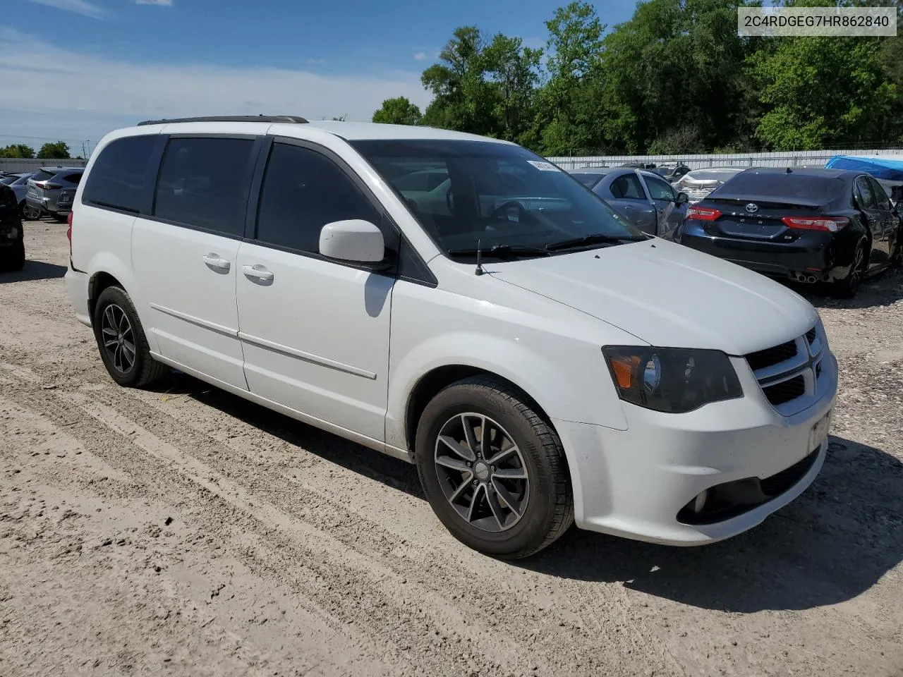 2C4RDGEG7HR862840 2017 Dodge Grand Caravan Gt