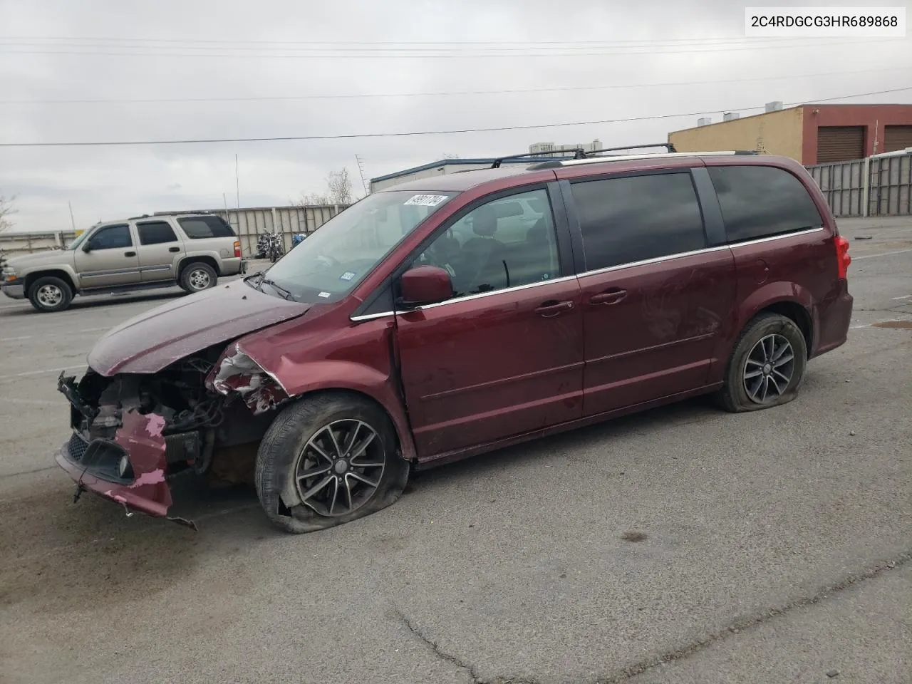 2017 Dodge Grand Caravan Sxt VIN: 2C4RDGCG3HR689868 Lot: 49911704