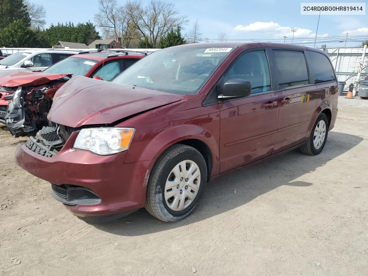 2C4RDGBG0HR819414 2017 Dodge Grand Caravan Se