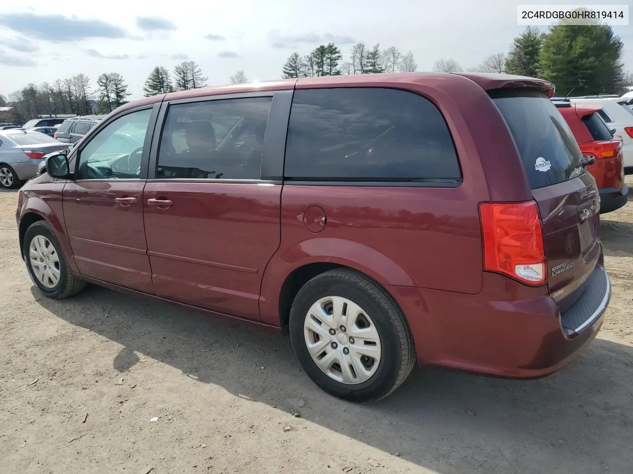 2017 Dodge Grand Caravan Se VIN: 2C4RDGBG0HR819414 Lot: 50002044