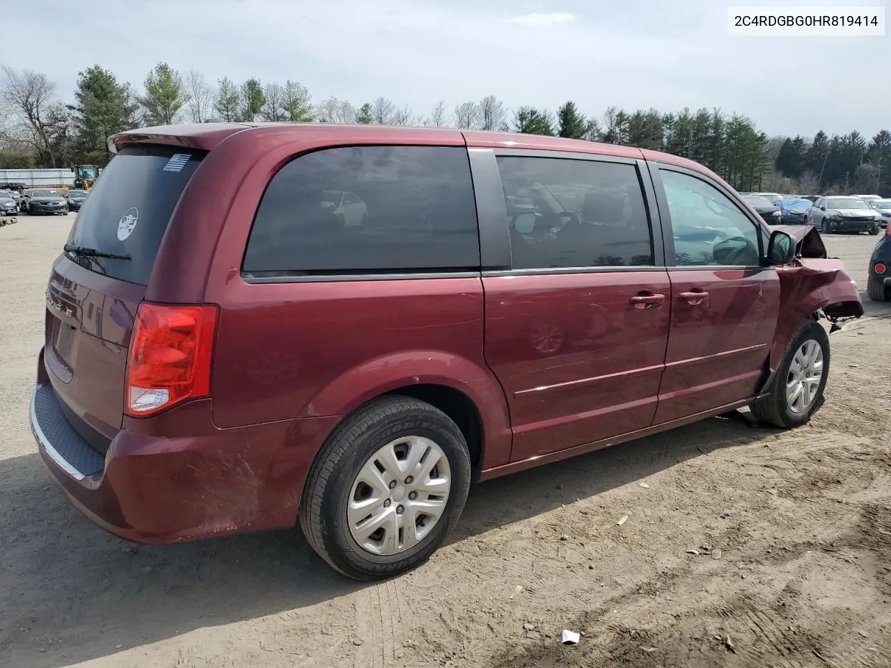 2C4RDGBG0HR819414 2017 Dodge Grand Caravan Se