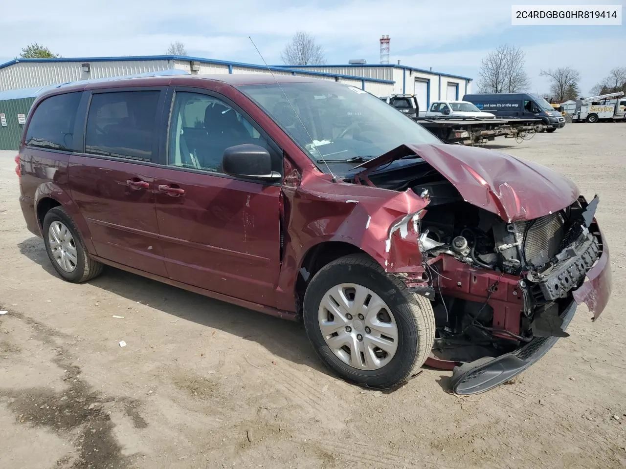 2C4RDGBG0HR819414 2017 Dodge Grand Caravan Se