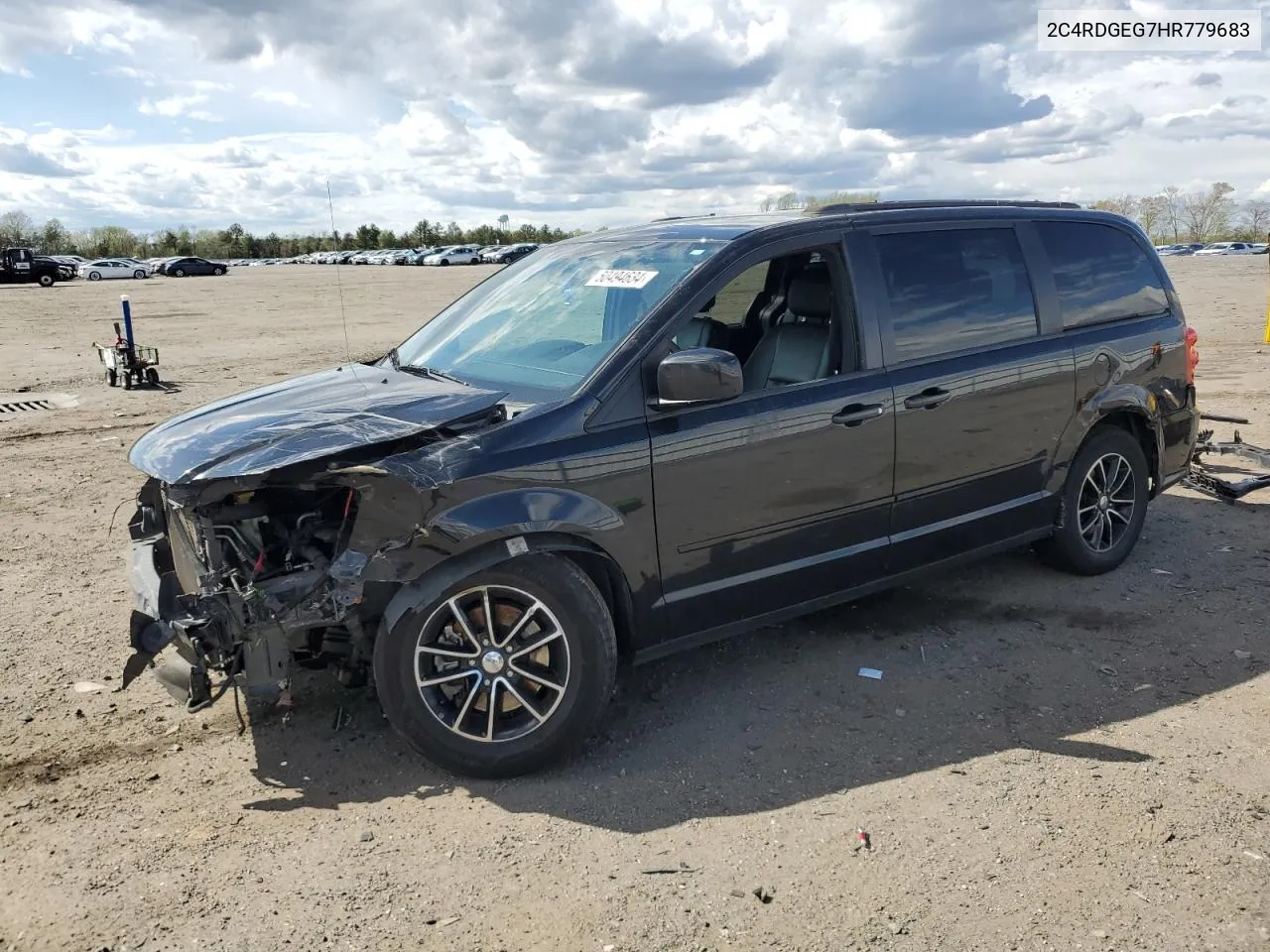 2017 Dodge Grand Caravan Gt VIN: 2C4RDGEG7HR779683 Lot: 50494634