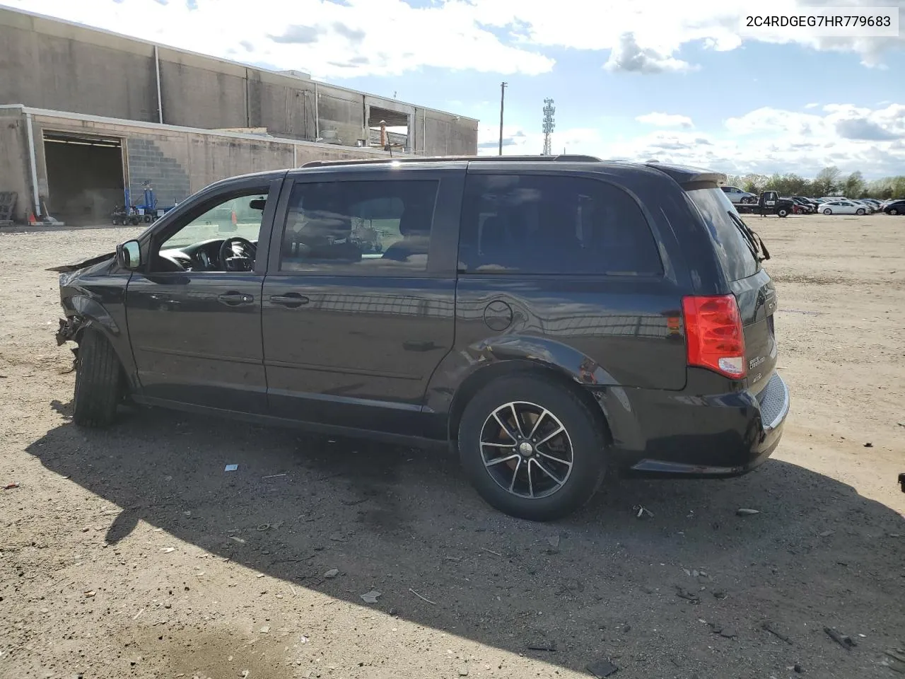 2017 Dodge Grand Caravan Gt VIN: 2C4RDGEG7HR779683 Lot: 50494634