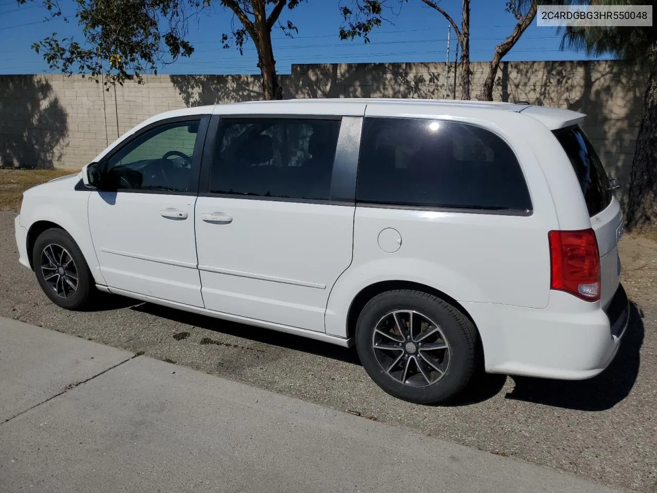 2017 Dodge Grand Caravan Se VIN: 2C4RDGBG3HR550048 Lot: 50654134